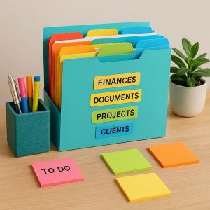 Desktop File Organizer Stand