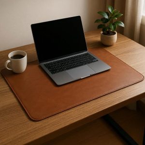Ergonomic Leather-Look Desk Blotter