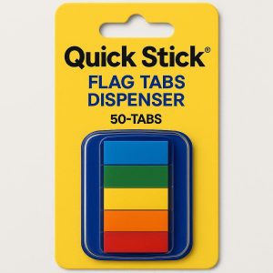 QuickStick Flag Tabs Dispenser (50-Tabs)