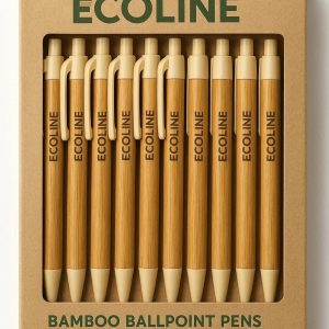 EcoLine Bamboo Ballpoint Pens (12-Count)